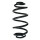 Fahrwerksfeder-Set hinten Schraubenfeder 311mm SPIDAN für OPEL INSIGNIA A
