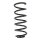 Fahrwerksfeder-Set hinten Schraubenfeder 326mm SPIDAN für FIAT FIORINO