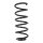 Suspension spring set rear coil spring 326mm SPIDAN for FIAT FIORINO