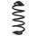 Fahrwerksfeder-Set hinten Schraubenfeder 341mm SPIDAN für BMW X5 (E70)