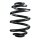 Fahrwerksfedern-Set hinten Schraubenfeder 237mm SPIDAN für u.a. BMW 3 E46