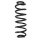 Fahrwerksfeder-Set hinten Schraubenfeder 358mm SPIDAN für VW PASSAT B7