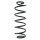 Fahrwerksfeder-Set hinten Schraubenfeder 333mm SPIDAN für FORD FIESTA V