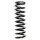 Suspension spring set rear coil spring 322mm SPIDAN for MERCEDES C KLASSE W202