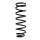Fahrwerksfeder-Set hinten Schraubenfeder 335mm SPIDAN für TOYOTA COROLLA Kombi