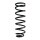 Suspension spring set rear coil spring 335mm SPIDAN for TOYOTA COROLLA estate