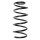 Fahrwerksfeder-Set hinten Schraubenfeder 283mm SPIDAN für OPEL CORSA D