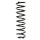 Fahrwerksfeder-Set hinten Schraubenfeder 347mm SPIDAN für VW POLO (6N2)