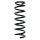 Suspension spring set rear coil spring 340mm SPIDAN for LEGACY IV