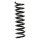Suspension spring set rear coil spring 349mm SPIDAN for MERCEDES E KLASSE W210