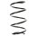 Suspension spring set front coil spring 336mm SPIDAN for BMW 5 E39