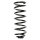 Fahrwerksfeder-Set hinten Schraubenfeder 362mm SPIDAN für VOLVO V70 I