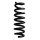 Suspension spring set rear coil spring 293mm SPIDAN for BMW 2 Cabriolet