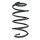 Suspension spring set front coil spring 305mm SPIDAN for FORD FOCUS III