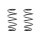 Fahrwerksfeder-Set vorne Schraubenfeder 298mm SPIDAN für OPEL ZAFIRA A