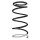 Suspension spring set front coil spring 385mm SPIDAN for CARISMA DA