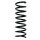 Fahrwerksfeder-Set hinten Schraubenfeder 356mm SPIDAN für MAZDA 5 (CR)