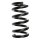 Suspension spring set front coil spring 276mm SPIDAN for FORD TRANSIT