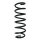 Fahrwerksfeder-Set hinten Schraubenfeder 359mm SPIDAN für BMW 6 Gran