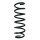Suspension spring set rear coil spring 359mm SPIDAN for BMW 6 Gran