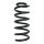 Suspension spring set rear coil spring 305mm SPIDAN for OPEL INSIGNIA A