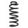 Suspension spring set rear coil spring 335mm SPIDAN for OPEL INSIGNIA A