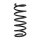 Suspension spring set rear coil spring 350mm SPIDAN for VOLVO XC60 I