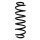 Fahrwerksfeder-Set hinten Schraubenfeder 326mm SPIDAN für SKODA OCTAVIA III