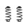 Fahrwerksfeder-Set hinten Schraubenfeder 333mm SPIDAN für BMW X6 (E71)