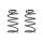 Fahrwerksfeder-Set vorne Schraubenfeder 313mm SPIDAN für MAZDA 3 (BK)