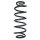 Fahrwerksfeder-Set hinten Schraubenfeder 333mm SPIDAN für VW GOLF V