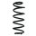 Fahrwerksfeder-Set hinten Schraubenfeder 292mm SPIDAN für OPEL ASTRA K