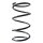 Suspension spring set front coil spring 337mm SPIDAN for HONDA CIVIC VII