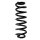 Fahrwerksfeder-Set hinten Schraubenfeder 346mm SPIDAN für SKODA KODIAQ I