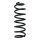 Suspension spring set front coil spring 366mm SPIDAN for ALFA ROMEO 166