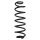 Suspension spring set rear coil spring 385mm SPIDAN for TOYOTA COROLLA estate