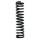 Suspension spring set rear coil spring 418mm SPIDAN for SKODA FELICIA I