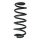 Fahrwerksfeder-Set hinten Schraubenfeder 296mm SPIDAN für SEAT LEON ST