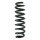 Suspension spring set rear coil spring 331mm SPIDAN for BMW 3 Touring