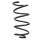 Fahrwerksfeder-Set vorne Schraubenfeder 318mm SPIDAN für BMW X1 (E84)