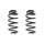 Fahrwerksfeder-Set hinten Schraubenfeder 293mm SPIDAN für AUDI A6 C6