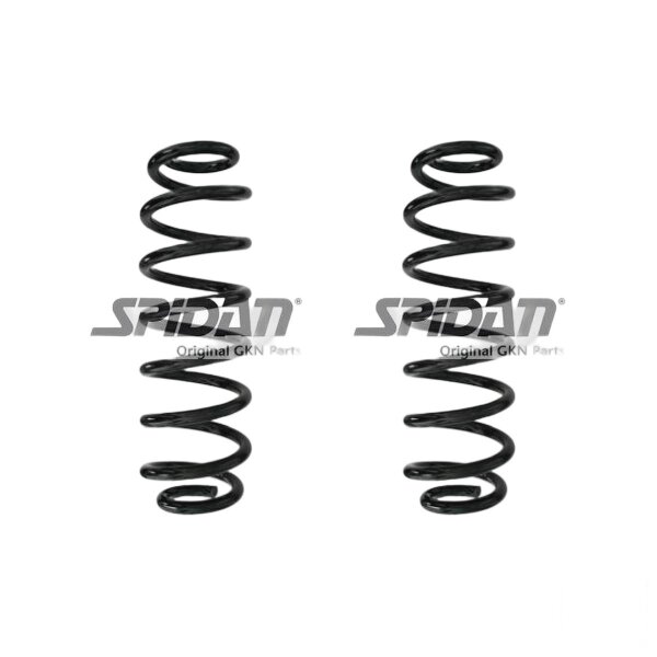 Suspension spring set rear coil spring 353mm SPIDAN for SKODA KODIAQ I