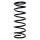 Suspension spring set rear coil spring 393mm SPIDAN for SSANGYONG MUSSO FJ