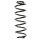 Fahrwerksfeder-Set hinten Schraubenfeder 336mm SPIDAN für SEAT LEON (1M1)