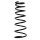 Suspension spring set front coil spring 356mm SPIDAN for DAIHATSU SIRION M1