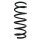 Suspension spring set rear coil spring 361mm SPIDAN for VOLVO XC60 I