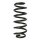 Fahrwerksfeder-Set hinten Schraubenfeder 245mm SPIDAN für SMART FORTWO Cabrio