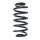 Fahrwerksfeder-Set hinten Schraubenfeder 252mm SPIDAN für OPEL MOKKA