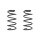 Fahrwerksfeder-Set hinten Schraubenfeder 251mm SPIDAN für OPEL ADAM (M13)