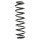 Suspension spring set rear coil spring 340mm SPIDAN for SKODA FABIA I
